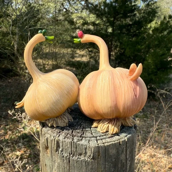Home Grown Garlic Geese Figurine by Enesco - Picture 2 of 3